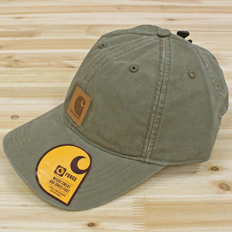 カーハート Carhartt キャップ Odessa Cap オデッサキャップ ウォッシュ ストラップバック メンズ ブランド 帽子 男女兼用 レディース ユニセックス (12-ダークブラウン) 12-ダークブラウン