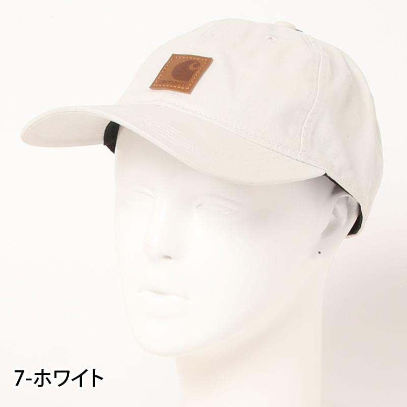 カーハート Carhartt キャップ Odessa Cap オデッサキャップ ウォッシュ ストラップバック メンズ ブランド 帽子 男女兼用 レディース ユニセックス (12-ダークブラウン) 12-ダークブラウン