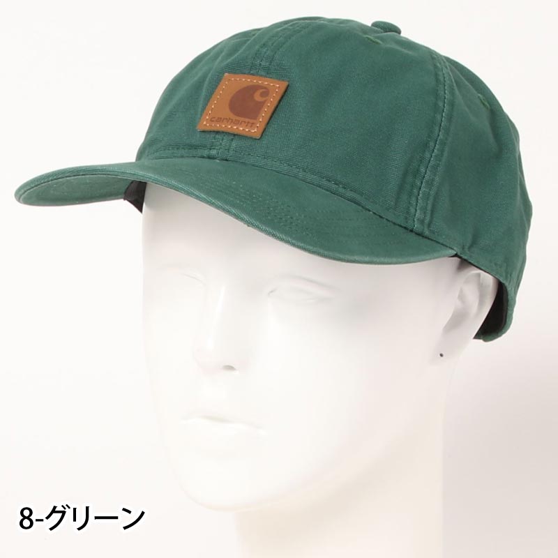 カーハート Carhartt キャップ Odessa Cap オデッサキャップ ウォッシュ ストラップバック メンズ ブランド 帽子 男女兼用 レディース ユニセックス (12-ダークブラウン) 12-ダークブラウン