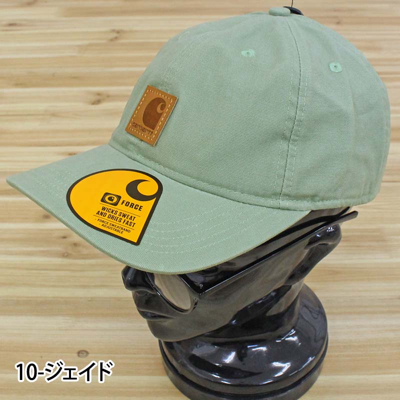 カーハート Carhartt キャップ Odessa Cap オデッサキャップ ウォッシュ ストラップバック メンズ ブランド 帽子 男女兼用 レディース ユニセックス (12-ダークブラウン) 12-ダークブラウン