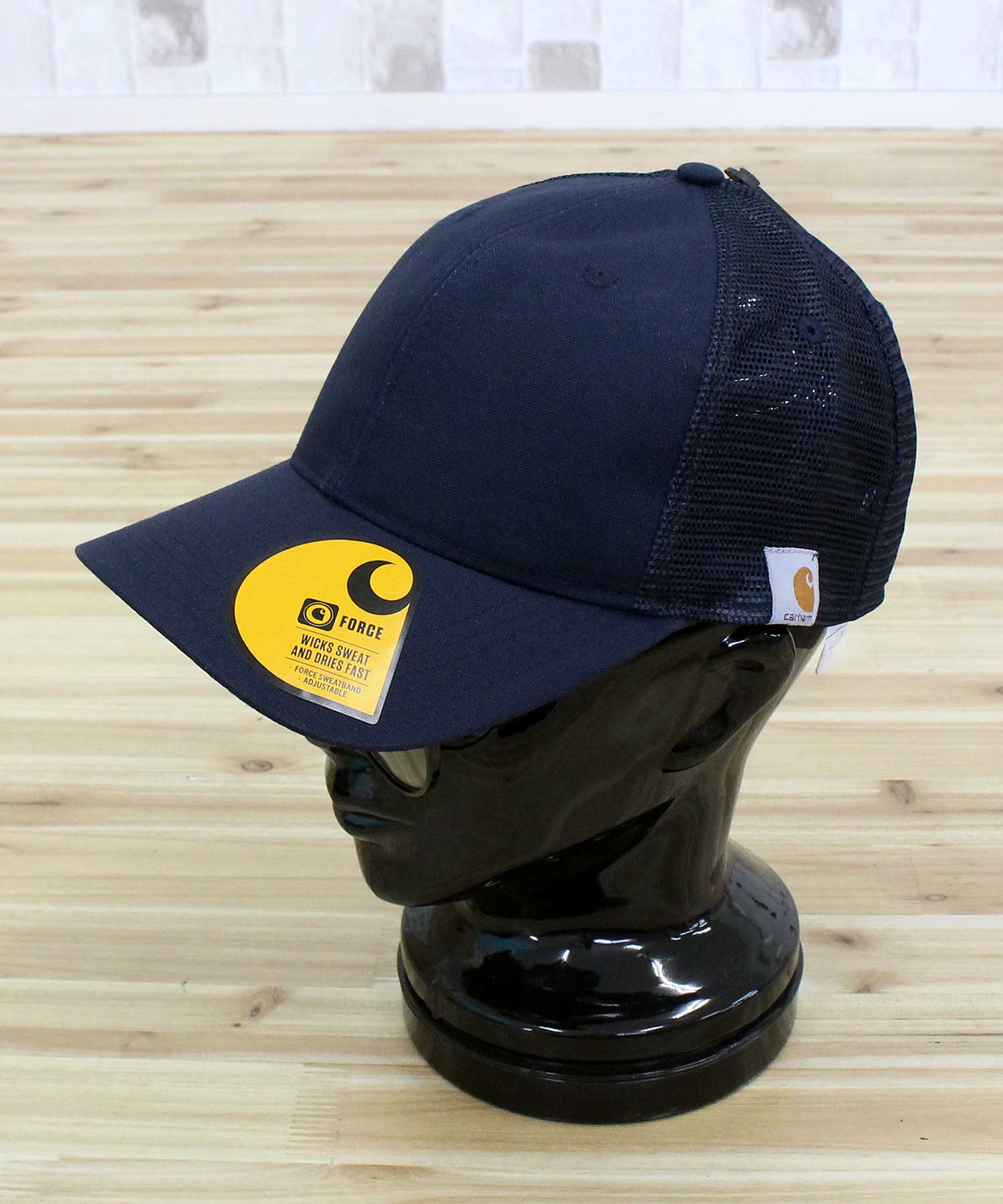 カーハート Carhartt ラギッド プロフェッショナルシリーズ キャンバス メッシュバック キャップ 帽子 M Rggd Pro Series Cnvs Msh Bck Cp メンズ レディース ブランド (5-ネイビー) 5-ネイビー