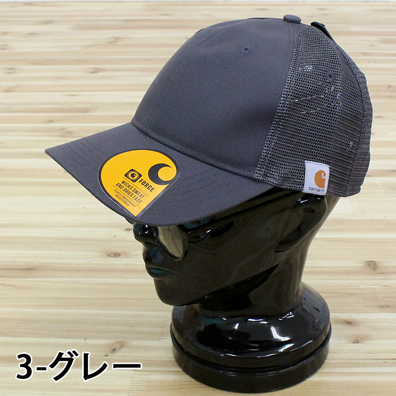 カーハート Carhartt ラギッド プロフェッショナルシリーズ キャンバス メッシュバック キャップ 帽子 M Rggd Pro Series Cnvs Msh Bck Cp メンズ レディース ブランド (5-ネイビー) 5-ネイビー