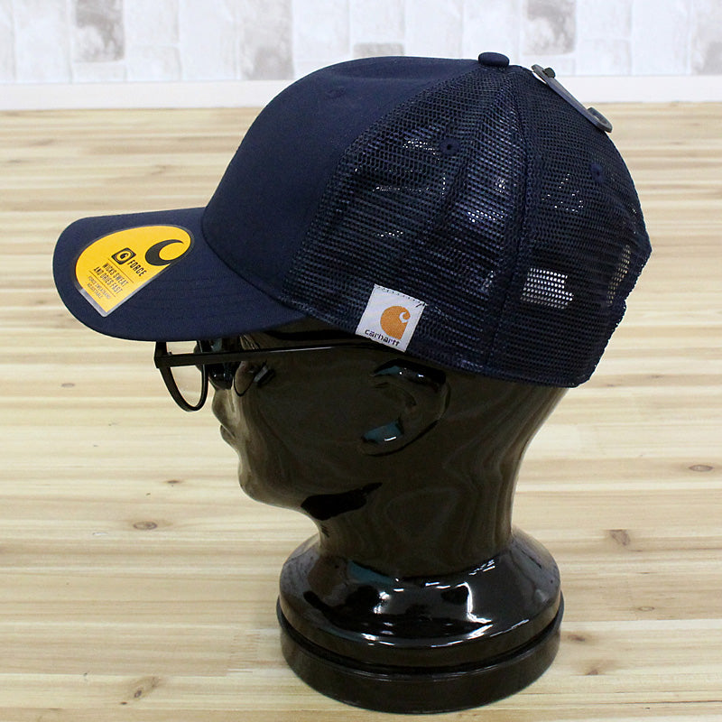 カーハート Carhartt ラギッド プロフェッショナルシリーズ キャンバス メッシュバック キャップ 帽子 M Rggd Pro Series Cnvs Msh Bck Cp メンズ レディース ブランド (5-ネイビー) 5-ネイビー
