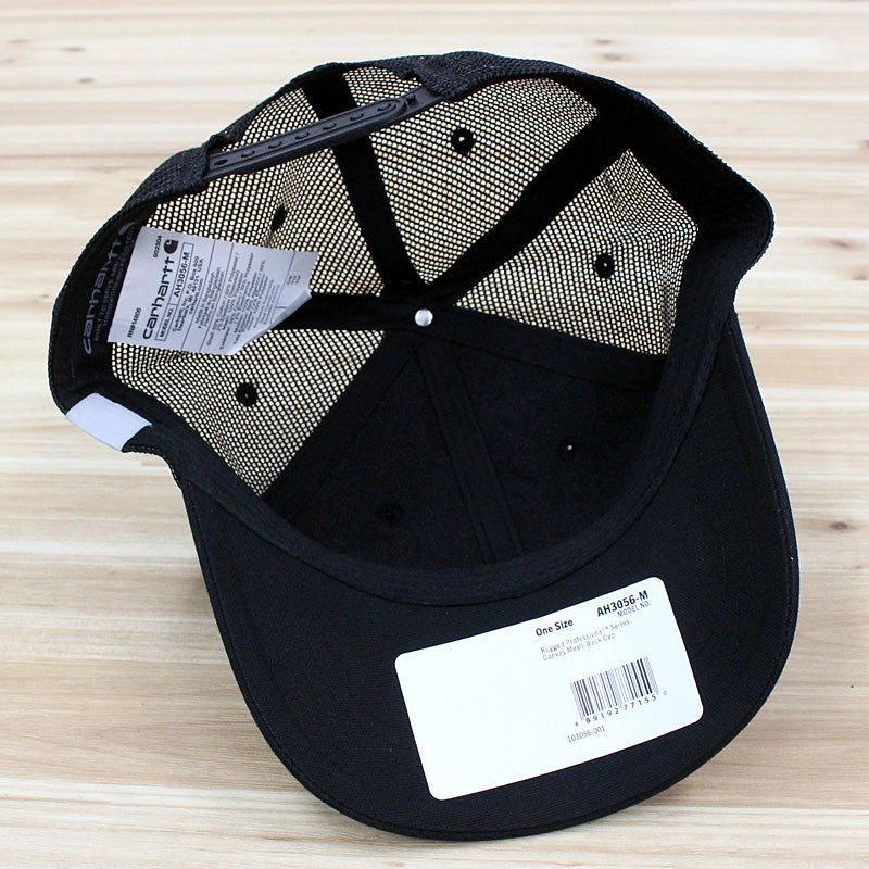 カーハート Carhartt ラギッド プロフェッショナルシリーズ キャンバス メッシュバック キャップ 帽子 M Rggd Pro Series Cnvs Msh Bck Cp メンズ レディース ブランド (5-ネイビー) 5-ネイビー