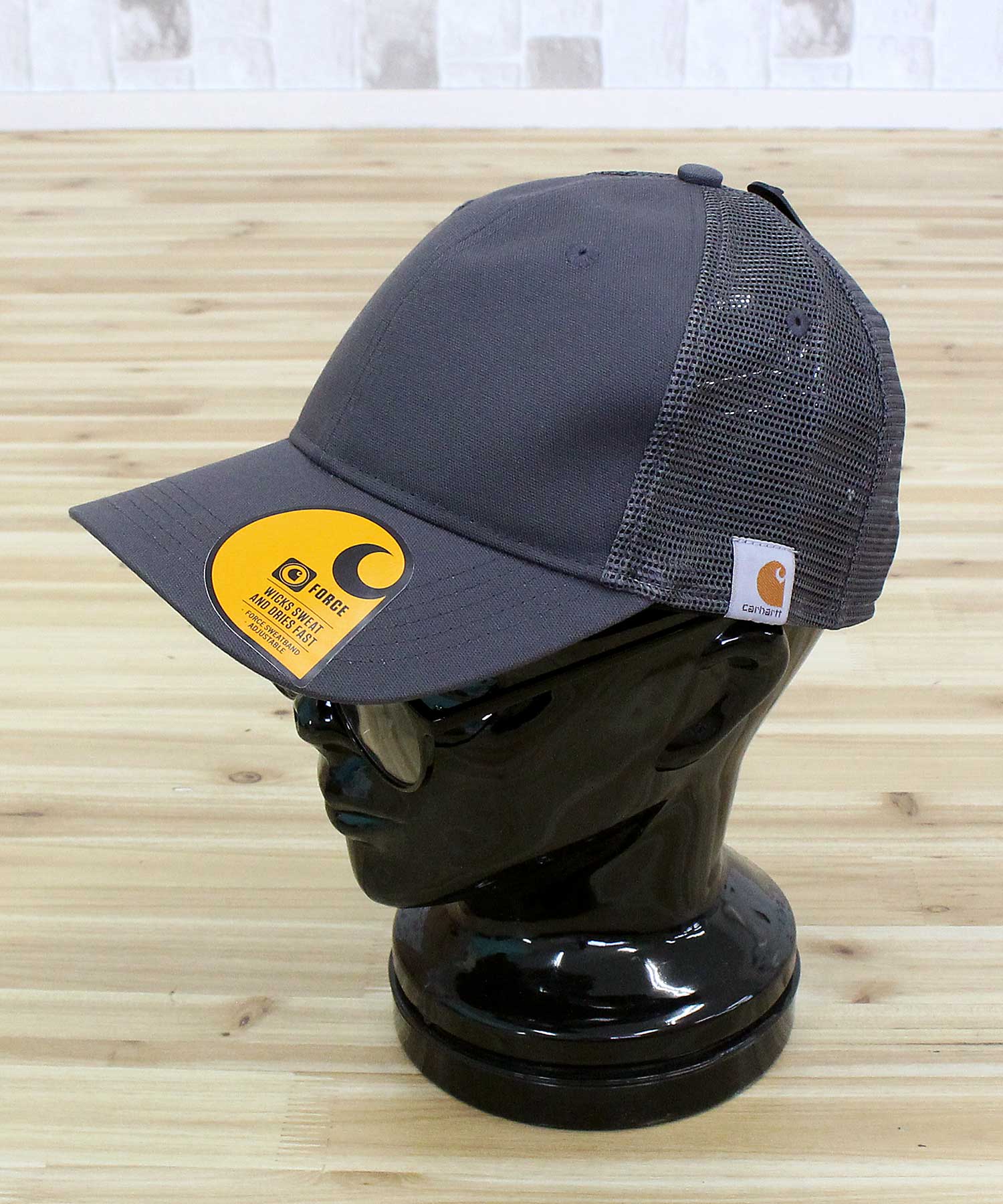 カーハート Carhartt ラギッド プロフェッショナルシリーズ キャンバス メッシュバック キャップ 帽子 M Rggd Pro Series Cnvs Msh Bck Cp メンズ レディース ブランド (3-グレー) 3-グレー