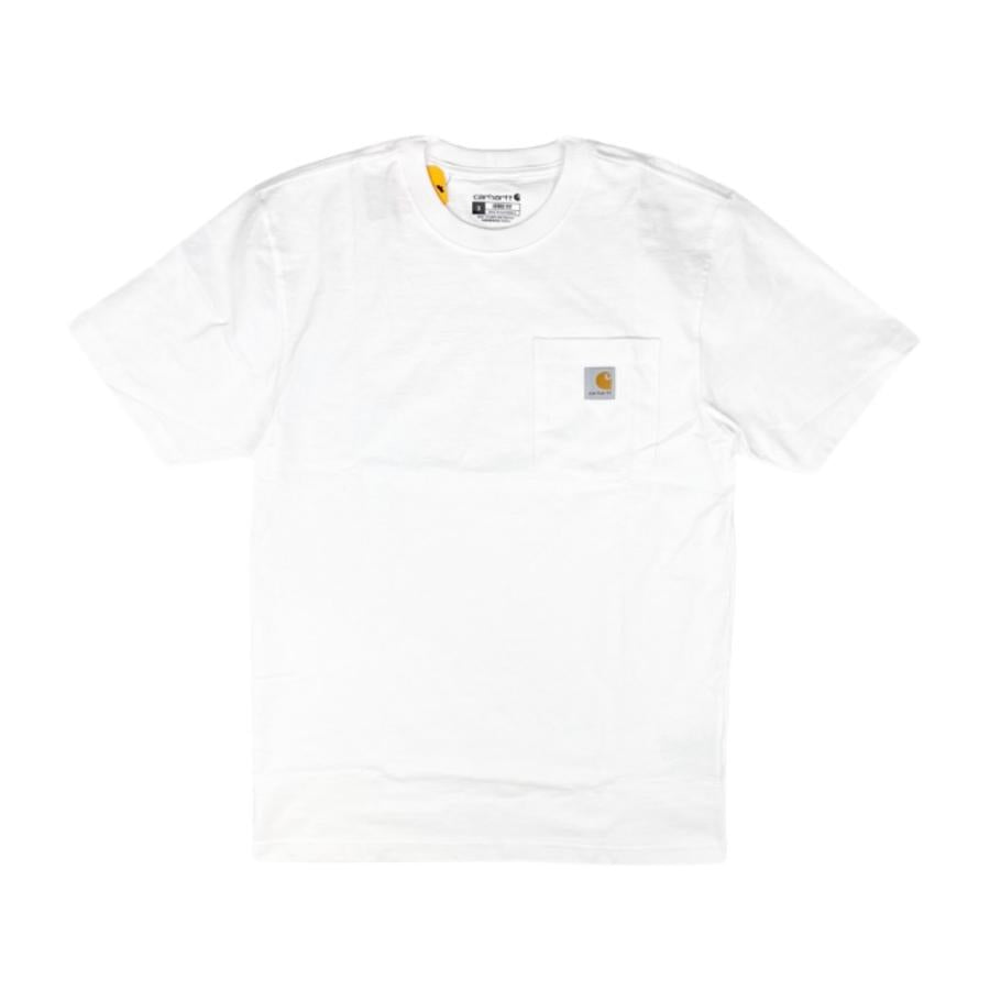カーハート Carhartt カーハート CARHARTT 半袖Tシャツ ポケットT メンズ レディース K87 ワークウエア ポケットTシャツ 作業着 作業服 大きめ LOOSE FIT HEAVYWEIGHT S/S TEE (ホワイト) ホワイト