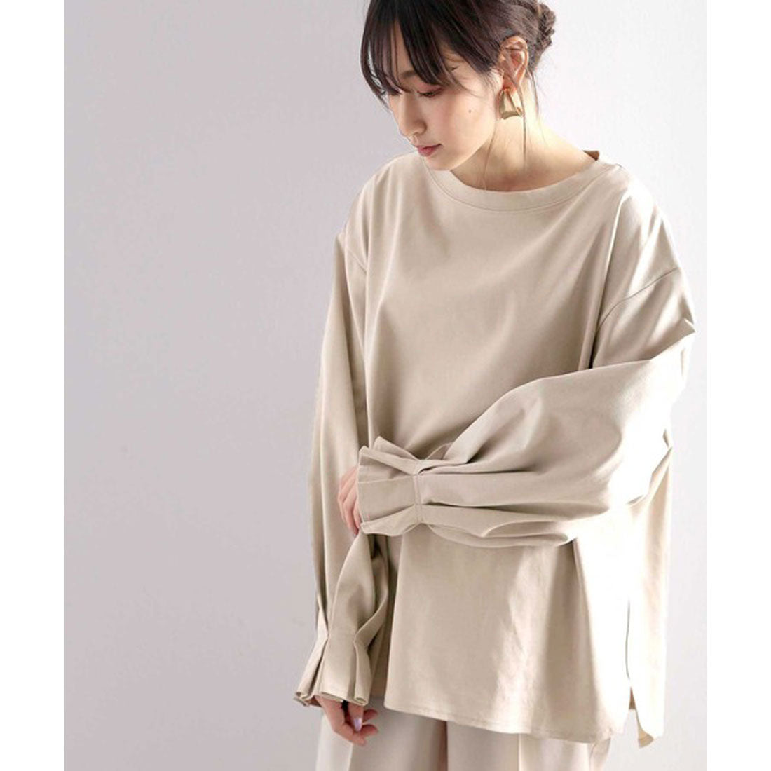 クラシカルエルフ Classical Elf 綿100% 上質コットン。ふんわり、くしゅが可愛い大人トップス