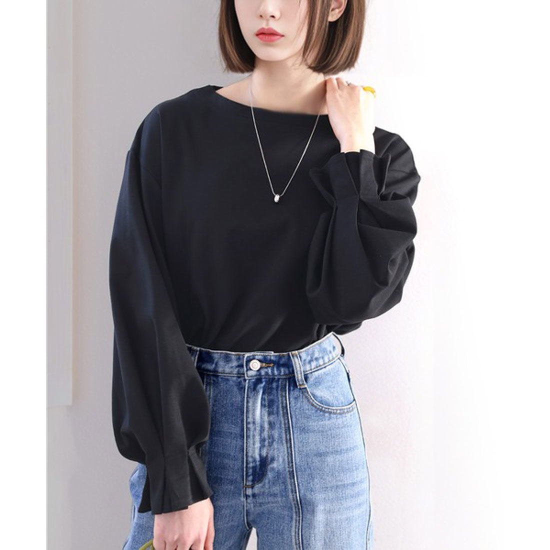 クラシカルエルフ Classical Elf 綿100% 上質コットン。ふんわり、くしゅが可愛い大人トップス