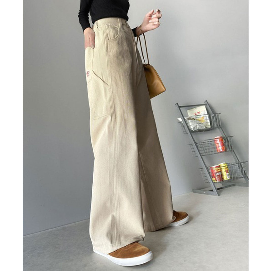 クラシカルエルフ Classical Elf 《JaVa ジャバコラボ》ボーイッシュに”きゅん”。メンズライクペインターパンツ (キナリ) キナリ