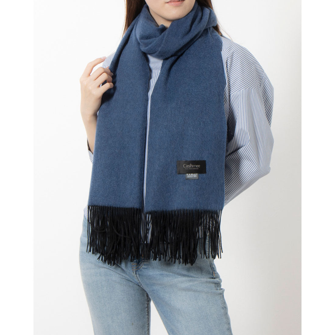 Cashmee Cashmere reversible fashion stole, large, 100% cashmere