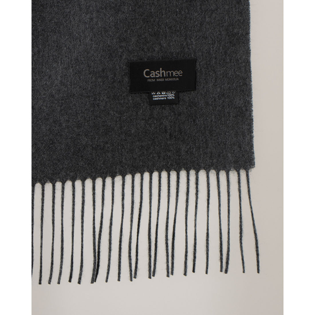 Cashmee Basic Wave Cashmere Large Stole 100% Cashmere