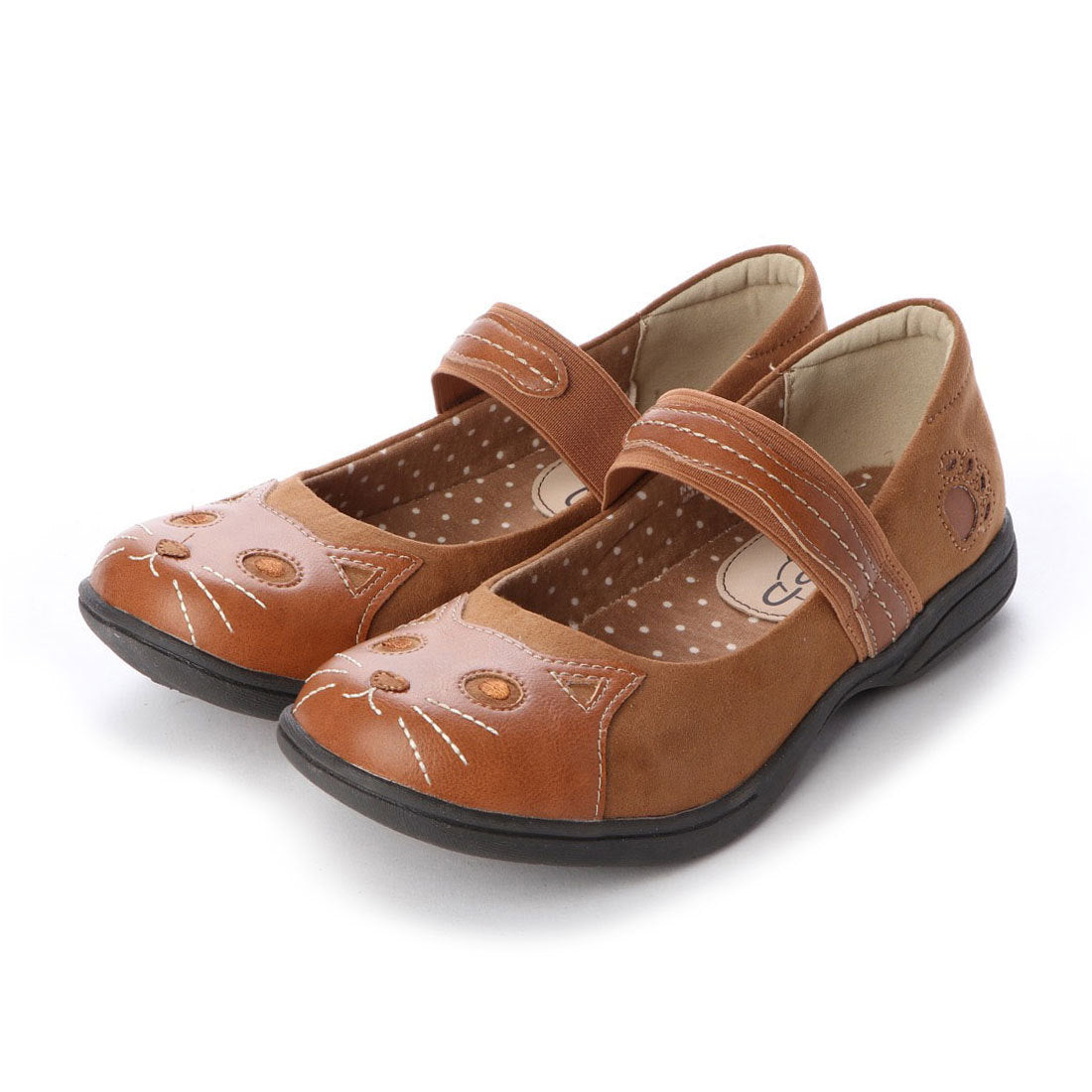 コッペ Coppe レディースカジュアル猫シューズ 7730 (BRN) BRN