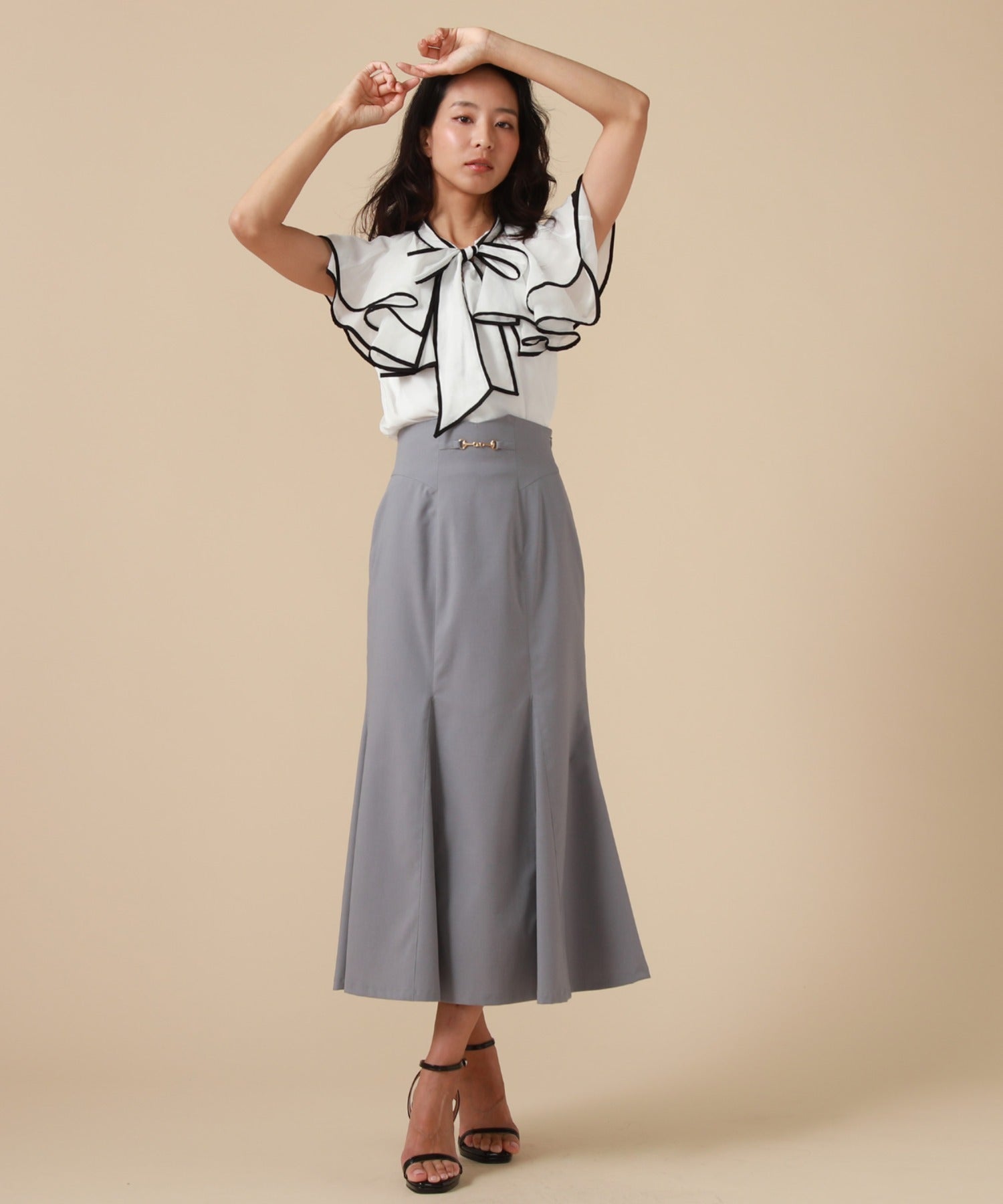 チーク Cheek ビット付きマーメイドスカート