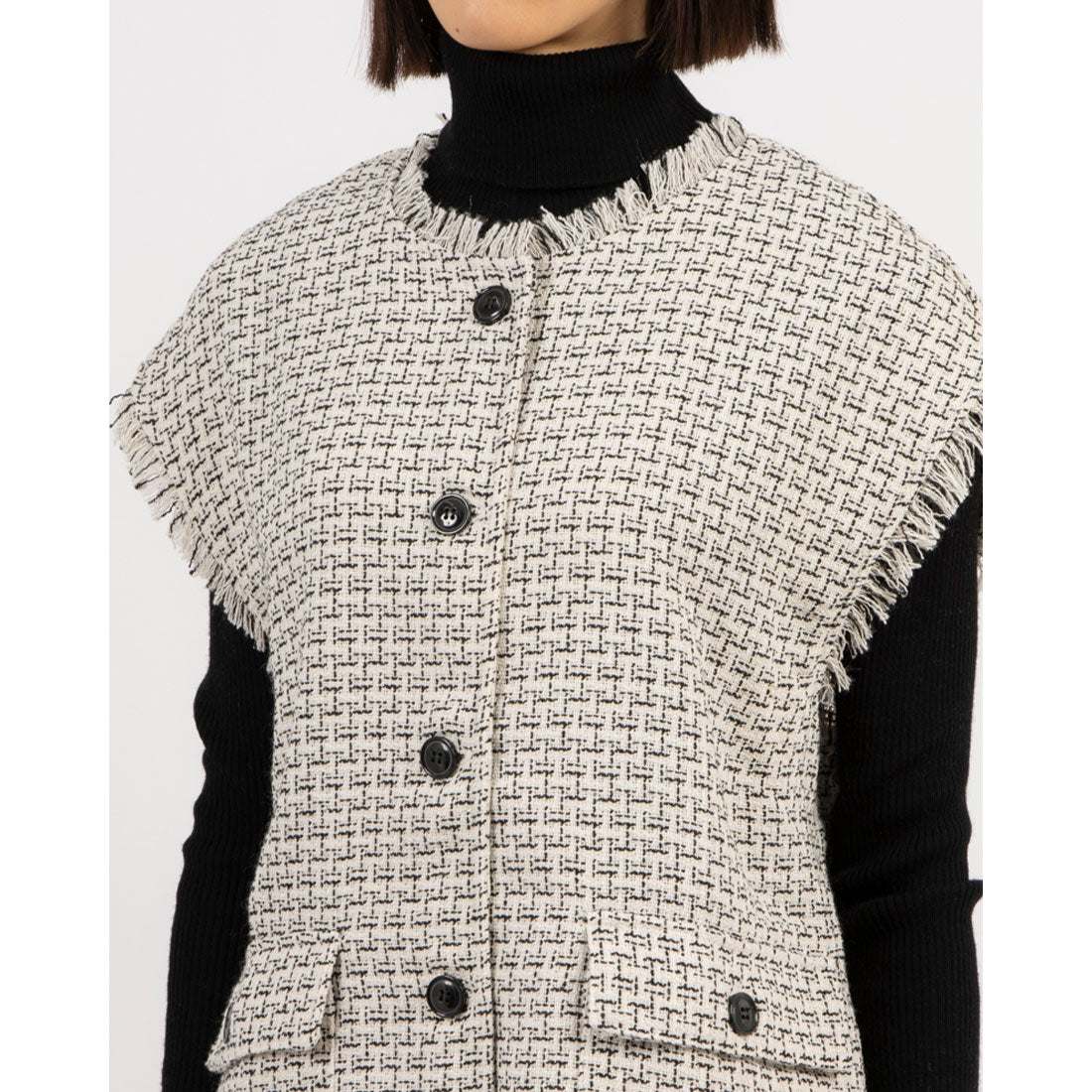 セポ Cepo ツイードオーバーベスト