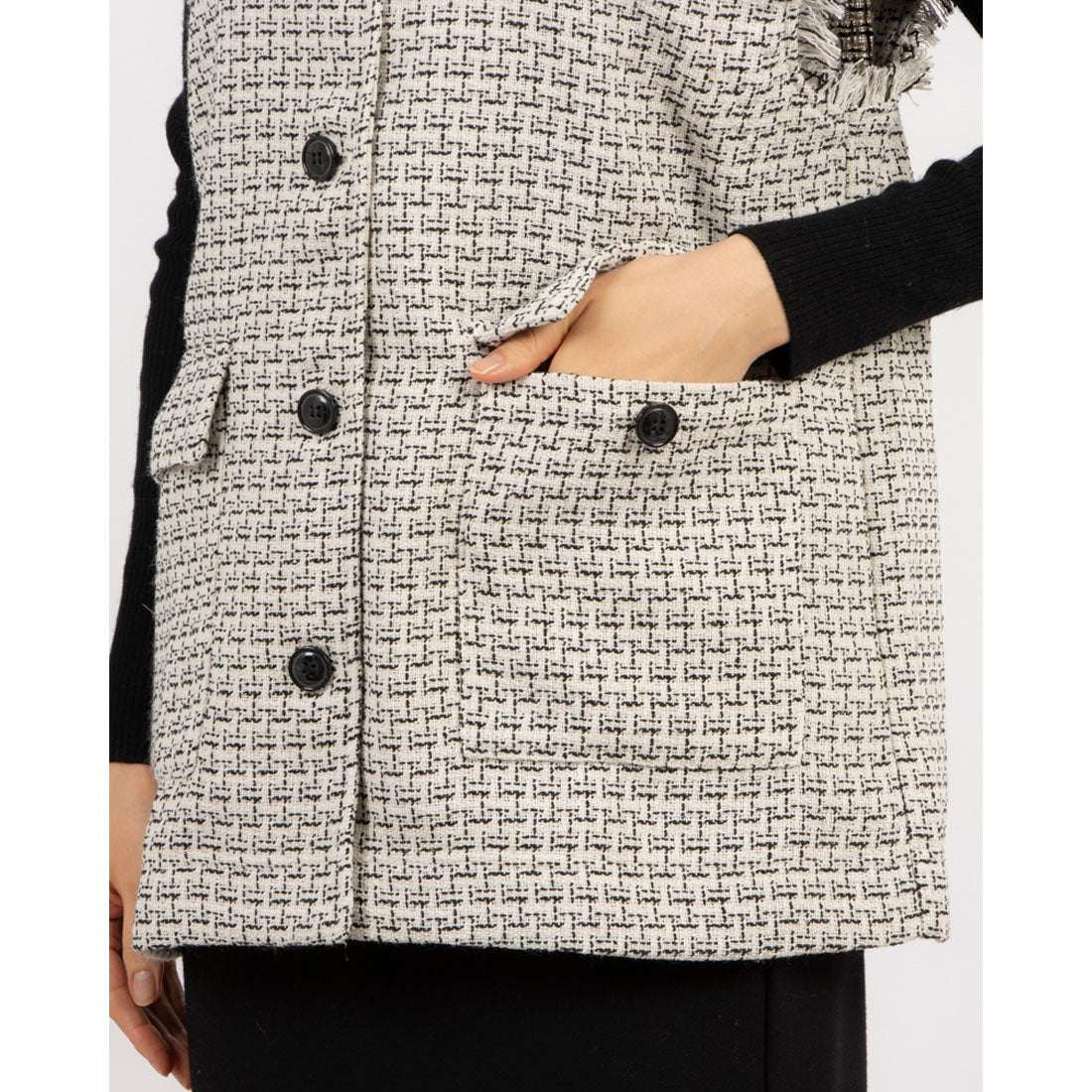 セポ Cepo ツイードオーバーベスト