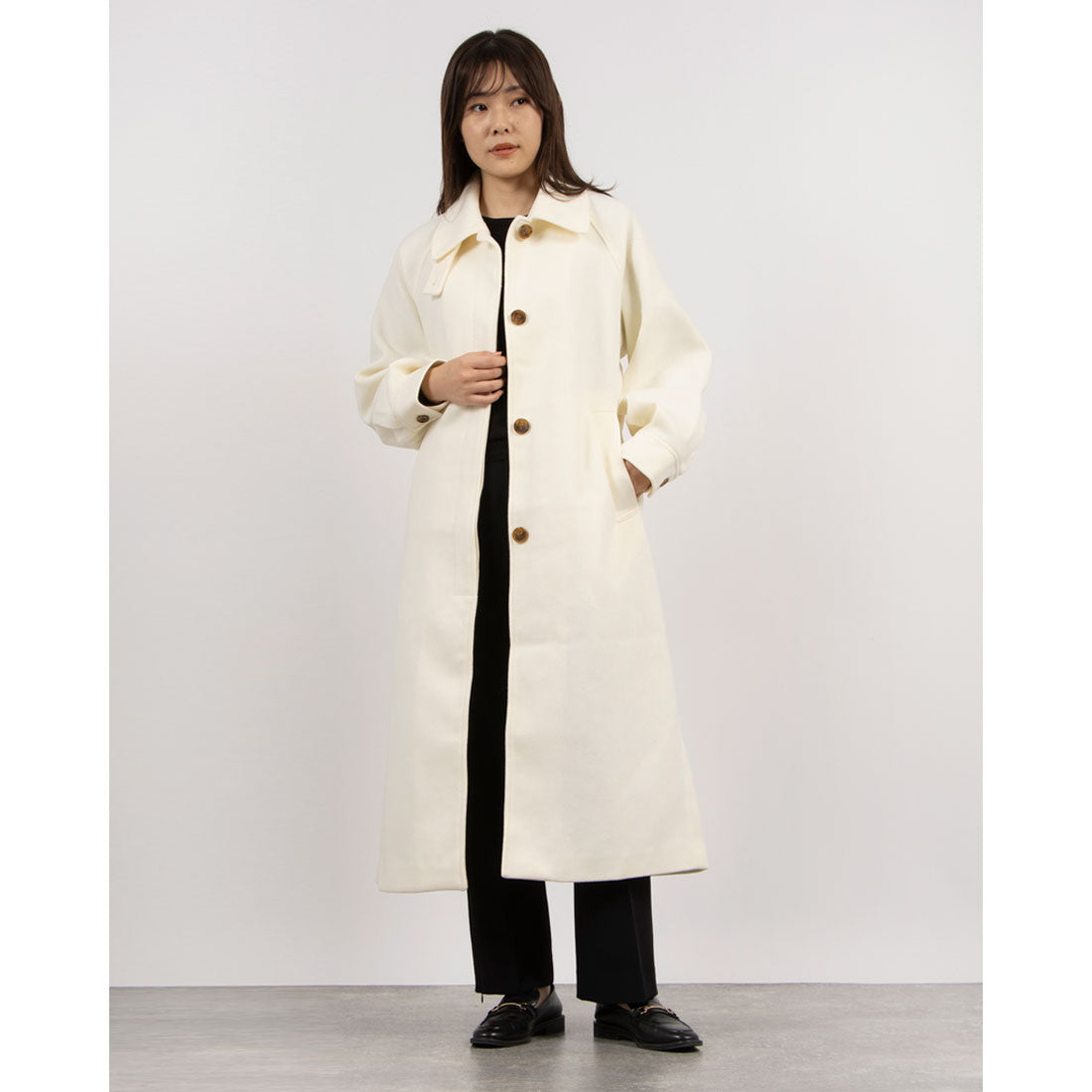 Cepo 2WAY Melton Long Coat