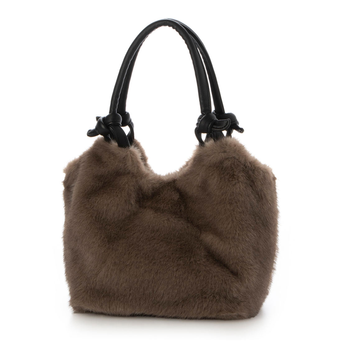 カシェリエ CACHELLIE C8529 F/FUR KNOT HNDL 2W TOTE (グレージュ) グレージュ