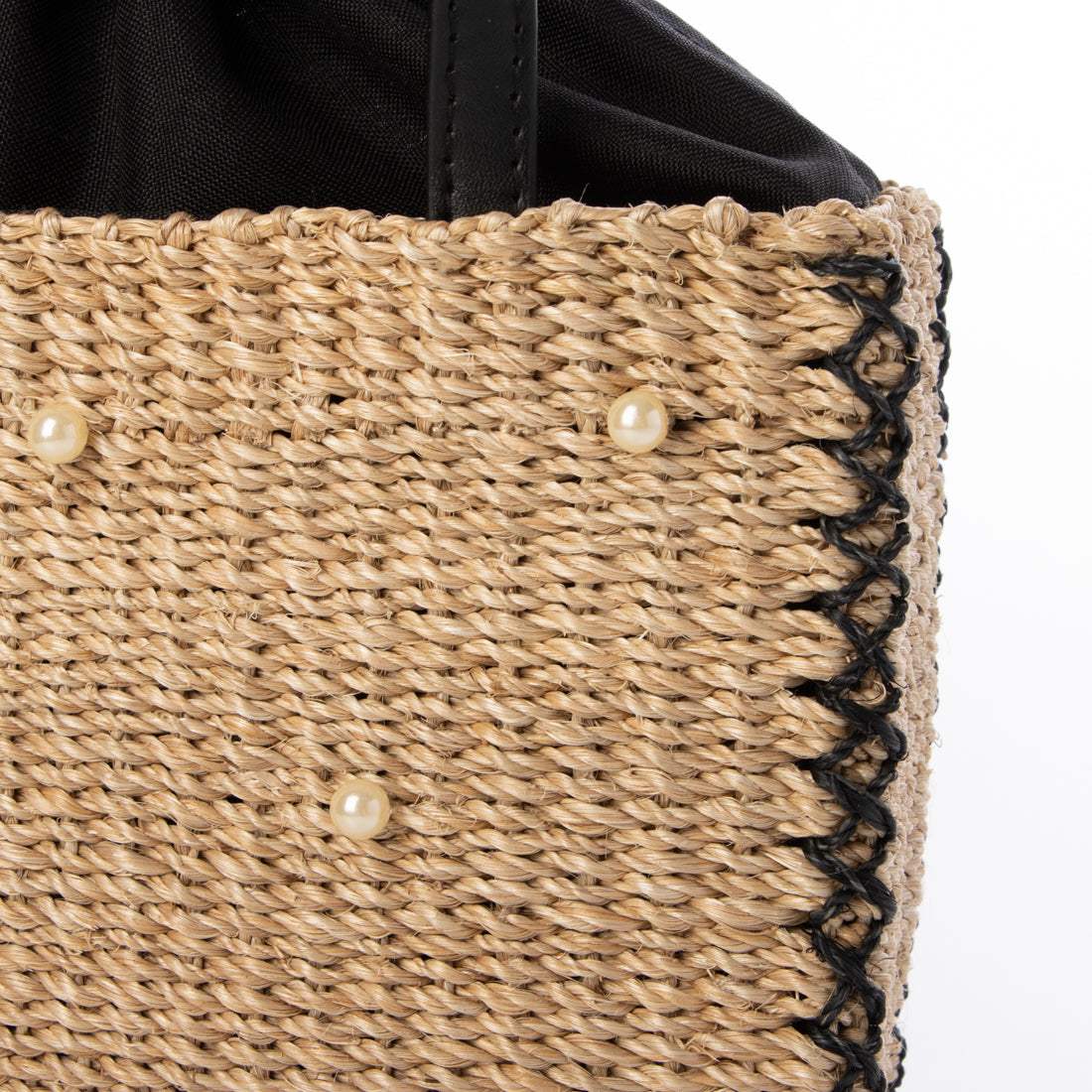 カシェリエ CACHELLIE C8596 ABACA F/PEARL SQUARE TOTE (ナチュラル) ナチュラル