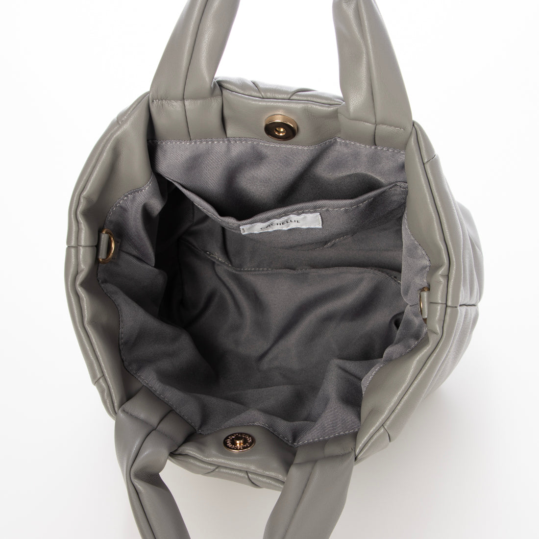 カシェリエ CACHELLIE C8733 PU BONDING 2WAY TOTE (グレー) グレー