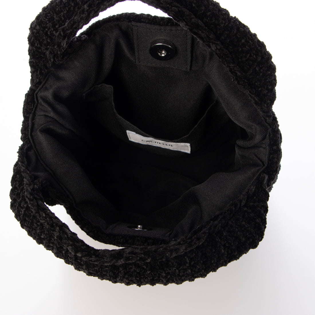 カシェリエ CACHELLIE C8759 KNIT MARU TOTE (ブラック) ブラック
