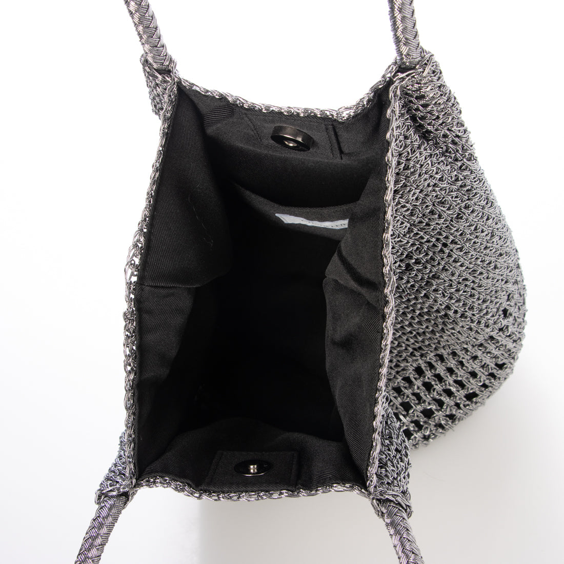 カシェリエ CACHELLIE C8133 METALIC TOTE (ダークシルバー) ダークシルバー