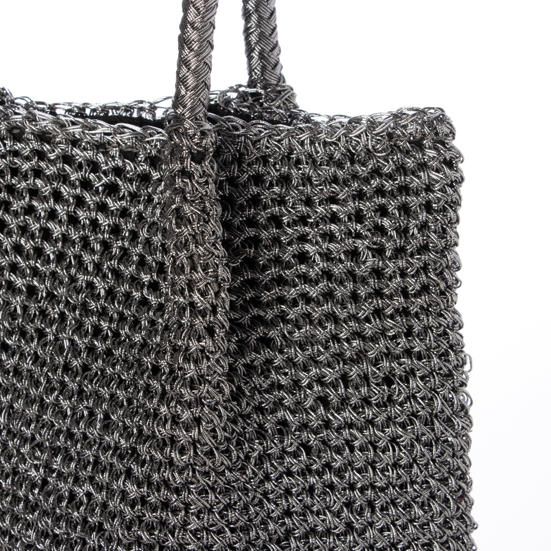 カシェリエ CACHELLIE C8133 METALIC TOTE (ダークシルバー) ダークシルバー