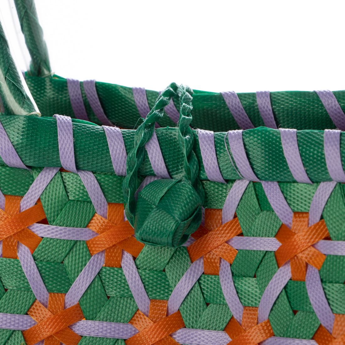 カシェリエ CACHELLIE C8821 PLASTIC FLOWER MOTIF TOTE (グリーン) グリーン