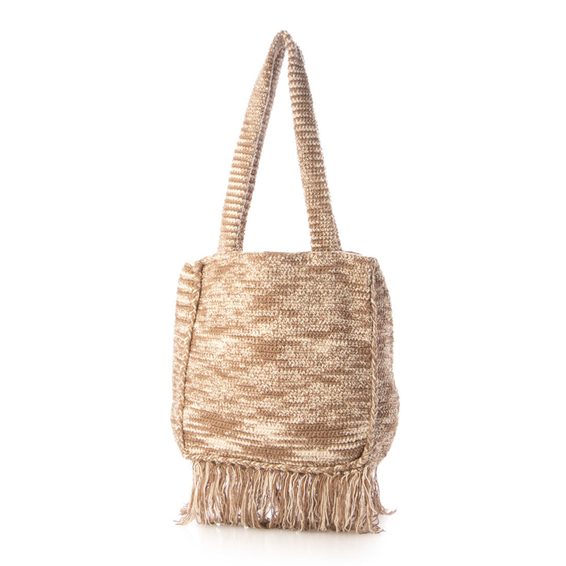シー C-cie- A1153 TIE-DYE FRINGE TOTE (ベージュ) ベージュ