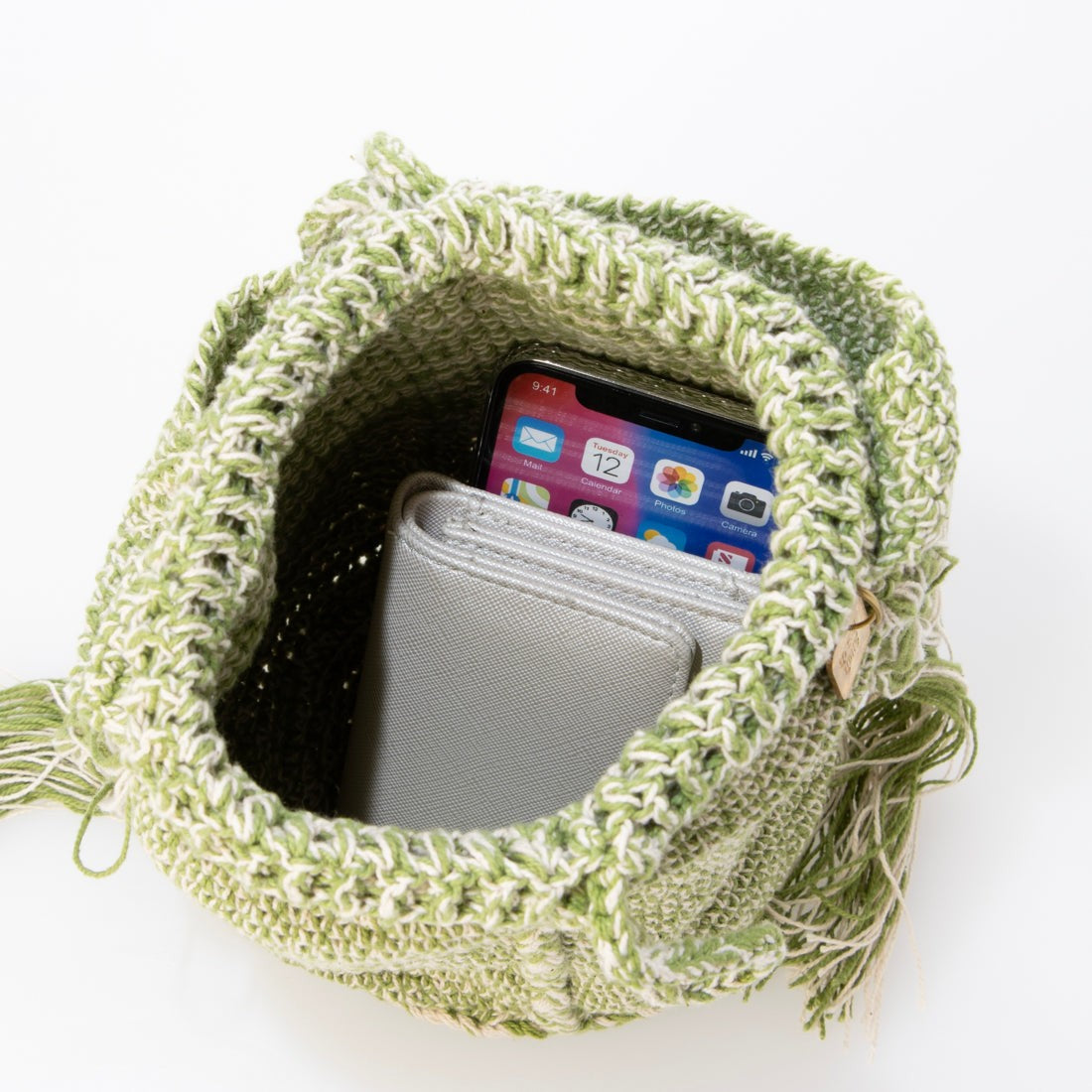 シー C-cie- A1187 HEATHER HAND TOTE (セージグリーン) セージグリーン