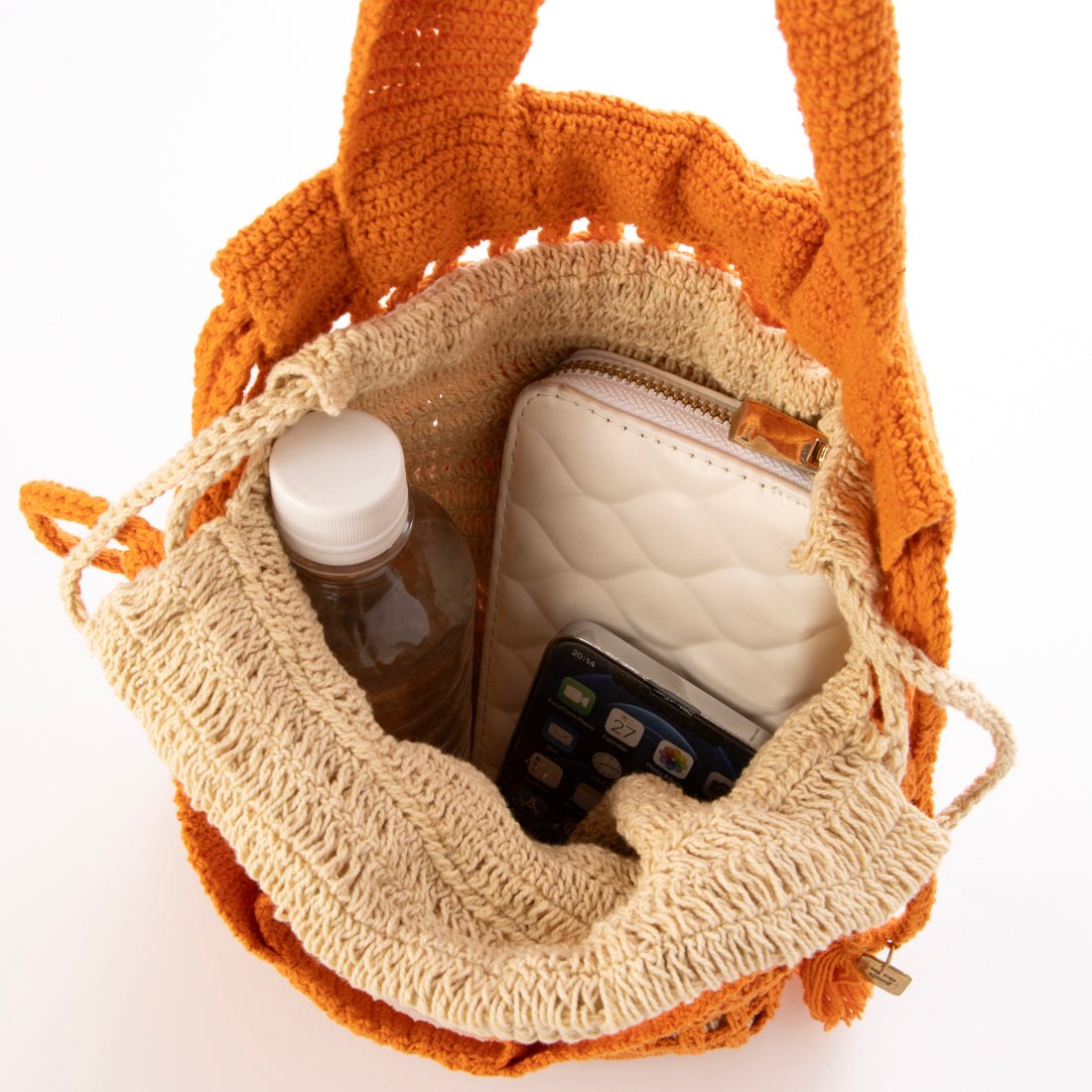 シー C-cie- A1001 CT CROCH NET STRNG TT (オレンジ) オレンジ