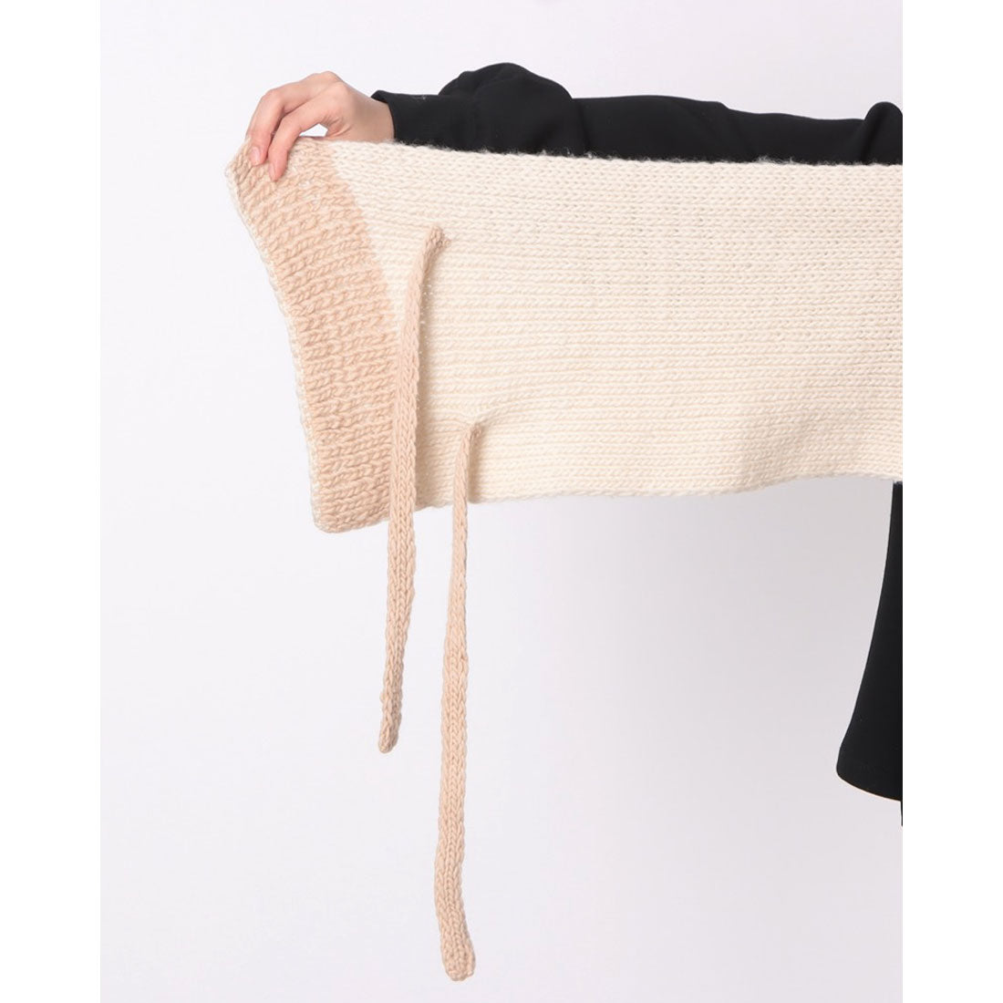 シー C-cie- A1243 RIBBON MUFFLER (ホワイト) ホワイト