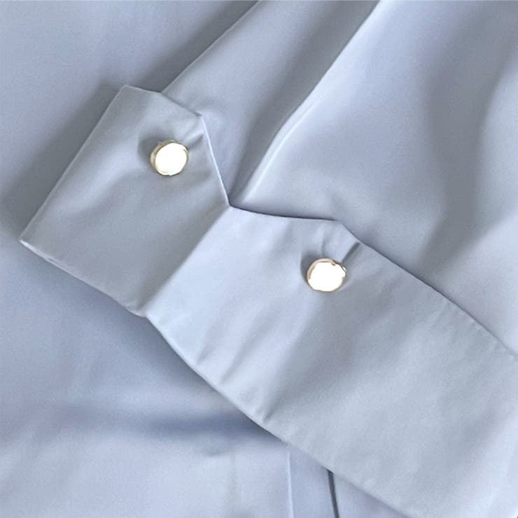 カルペディエム Carpe diem シャツブラウス半袖 Vネック ブラウス 半袖シャツ 五分丈 ギャザー カジュアル 夏トップス マットサテンシャツ オーバーサイズ オフィスブラウス 夏服 洒落シャツ 薄手シャツ 通勤OL (ブラック) ブラック