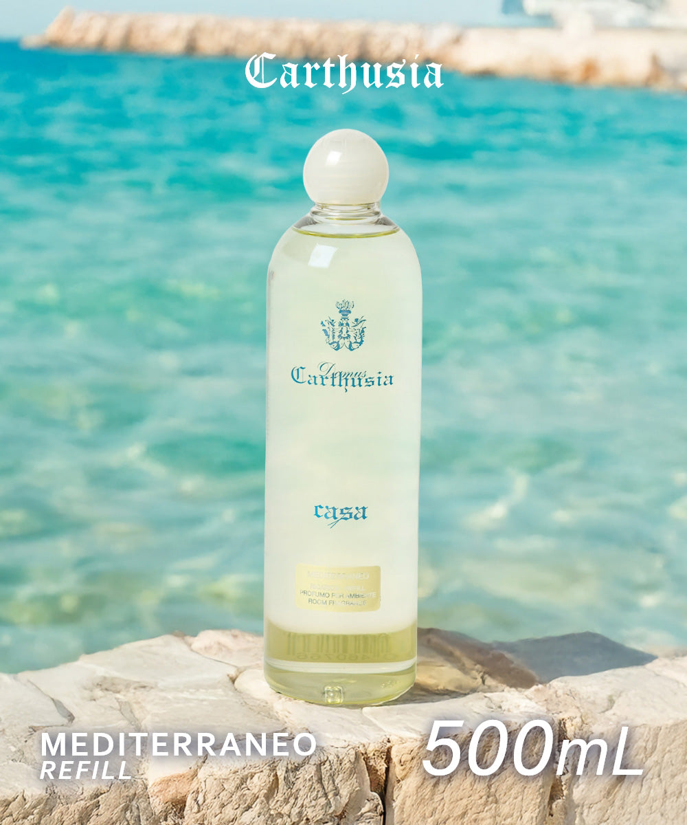 カルトゥージア Carthusia カルトゥージア Carthusia MEDITERRANEO Room fragrance refill 500mL メディテラネオ リフィル ディフューザーリフィル ユニセックス 【返品不可商品】 (メディテラネオ リフィル) メディテラネオ リフィル