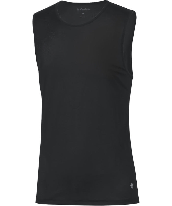 シースリーフィット C3fit シースリーフィット C3fit クーリングタンクトップ COOLING TANK TOP メンズ インナーシャツ 下着 アンダーウェア ノースリーブ メ (BK ブラック) BK ブラック
