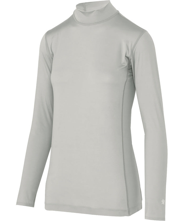 シースリーフィット C3fit シースリーフィット C3fit クーリングモックネックロングスリーブ ボディウェア レディース トップス Cooling Mock Neck Long Slee (BK ブラック) BK ブラック