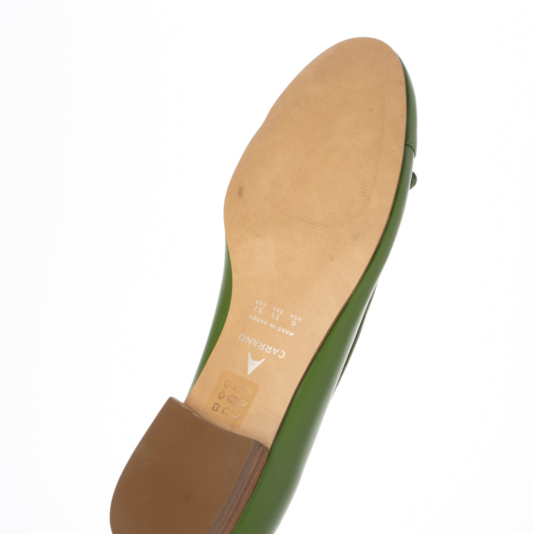 カラーノ CARRANO バレエシューズ (グリーン) グリーン