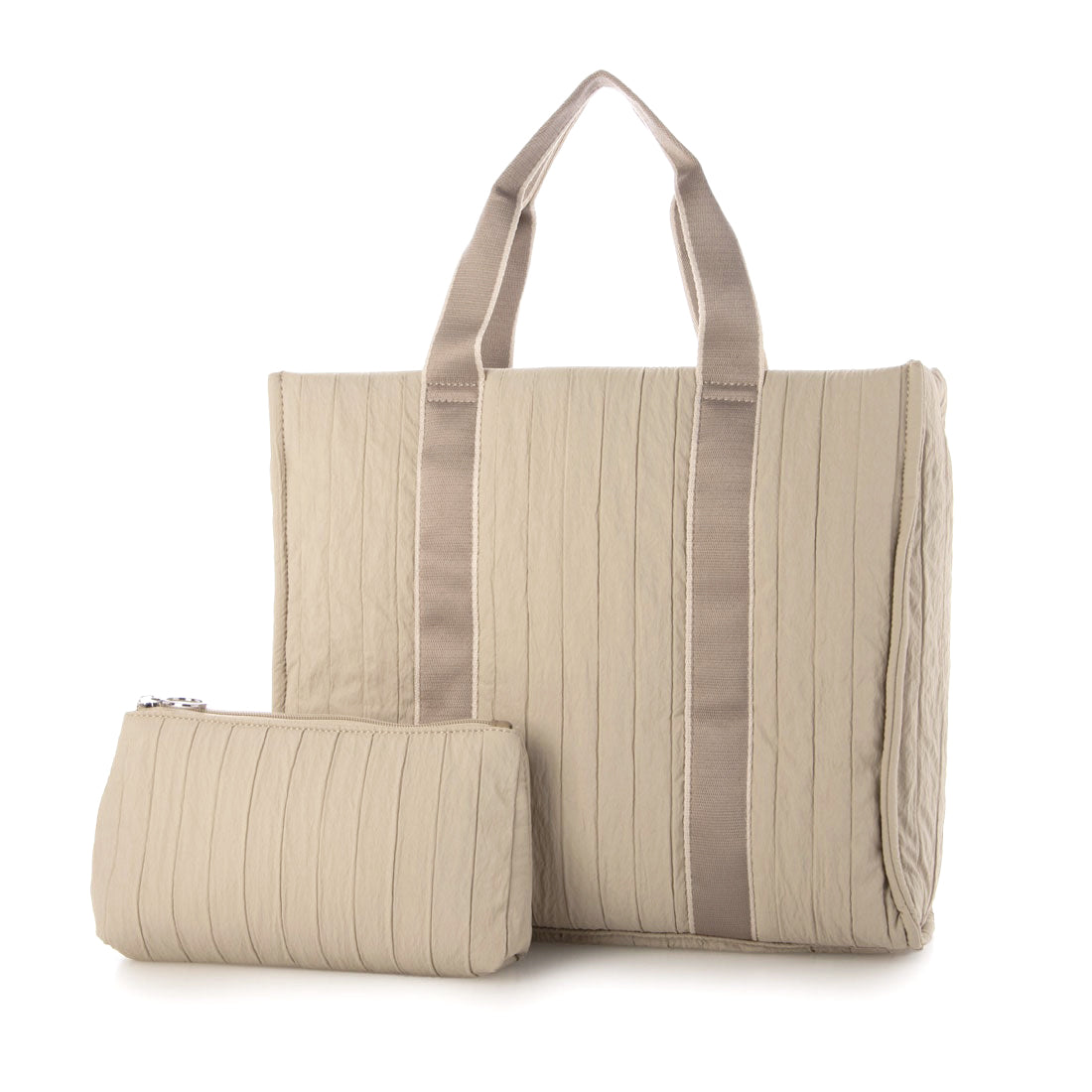 カシュカシュ cache cache ボンディングスクエアビッグトート (BE) BE