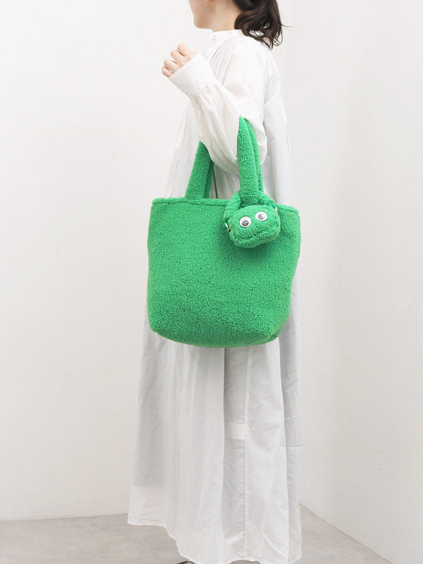 カシュカシュ cache cache 目玉ポーチ付ファートート (GN) GN