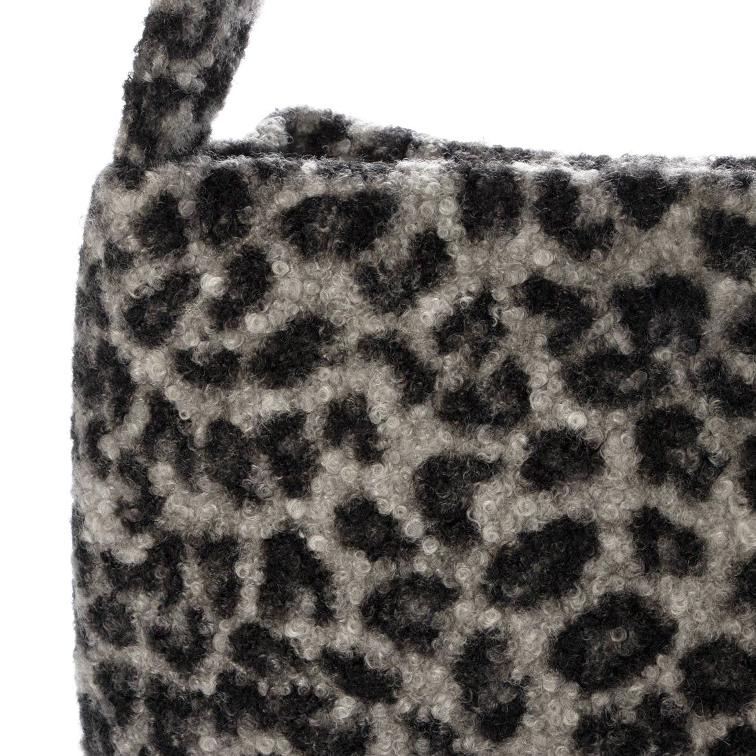 カシュカシュ cache cache レオパードループツイードワンショルダートート (GY) GY