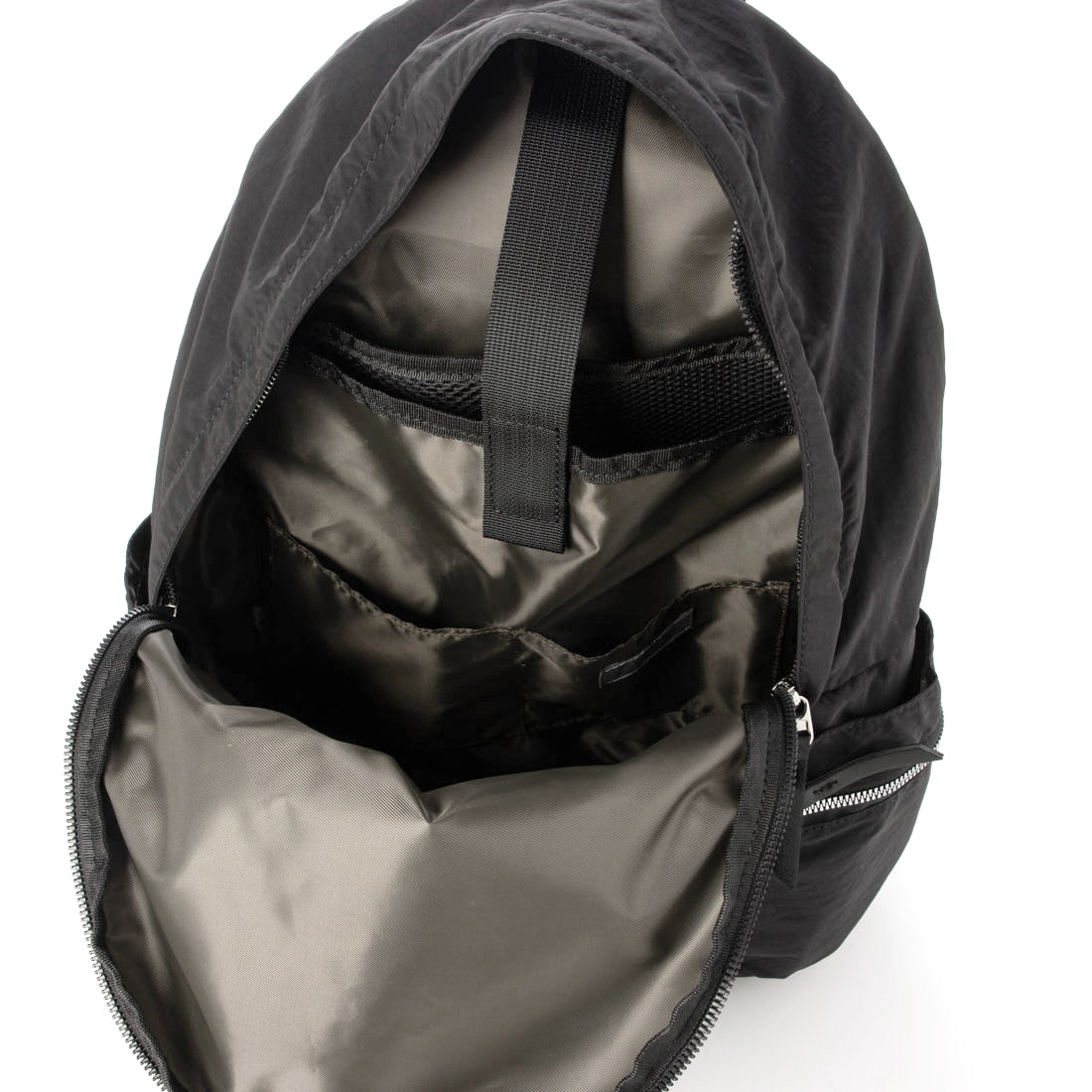 カシュカシュ cache cache 10ポケットナイロンリュック (BK) BK