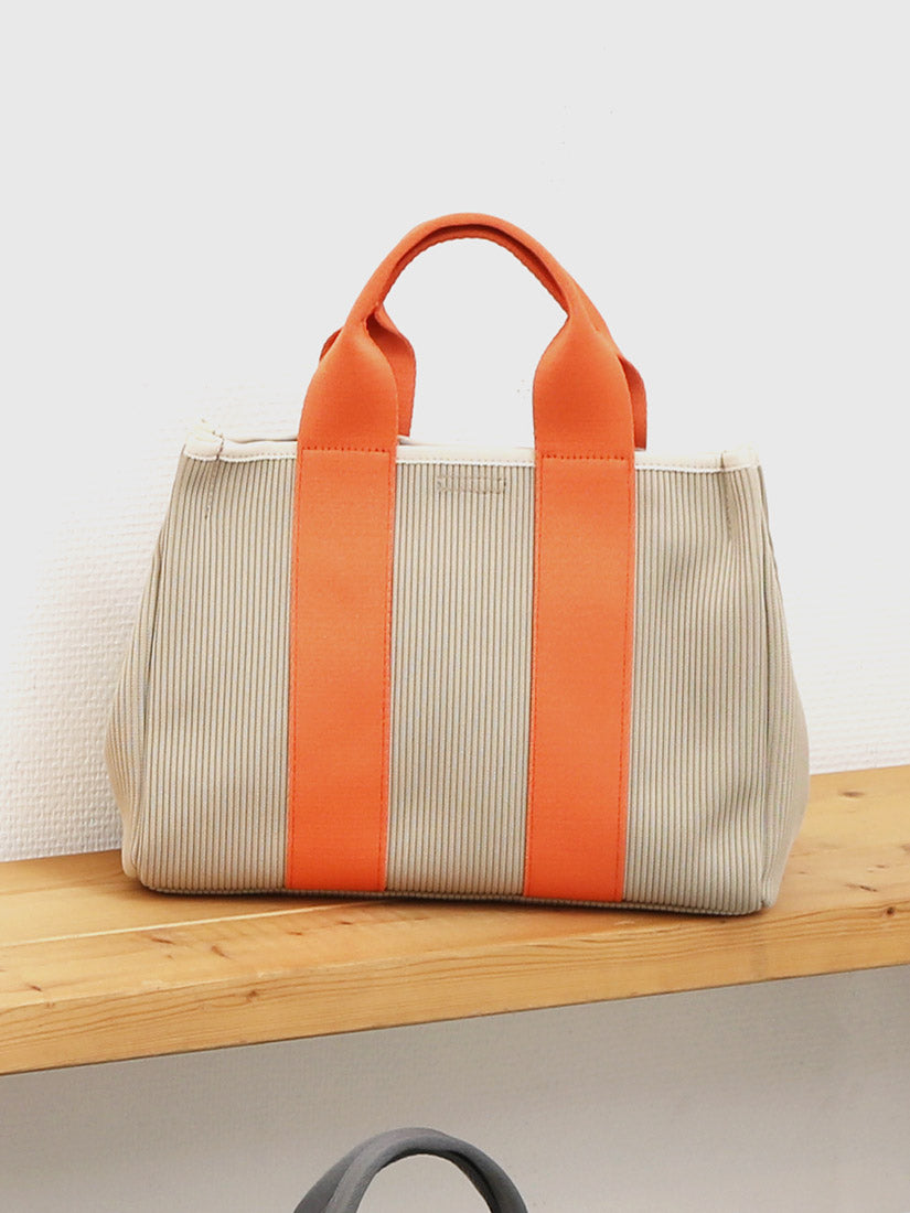 カシュカシュ cache cache ジャガードニットスクエア2wayトート (OR) OR