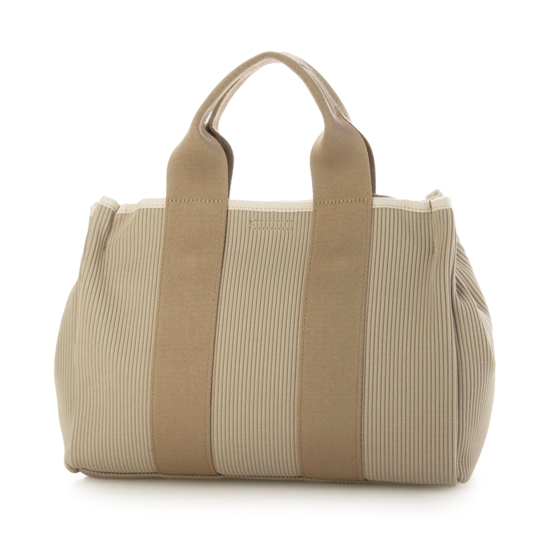 カシュカシュ cache cache ジャガードニットスクエア2wayトート (BE) BE