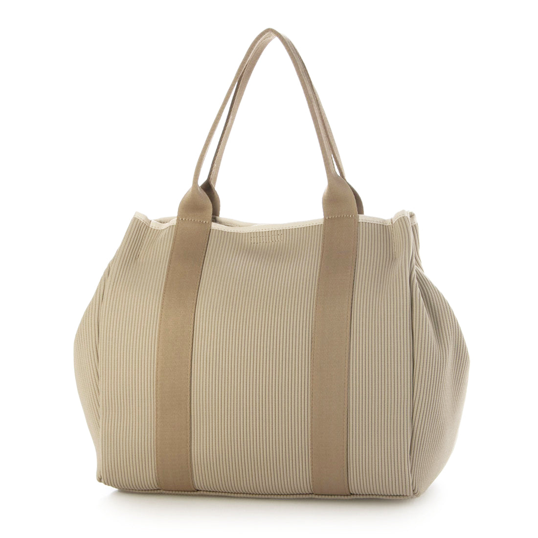 カシュカシュ cache cache ジャガードニットスクエアビッグトート (BE) BE