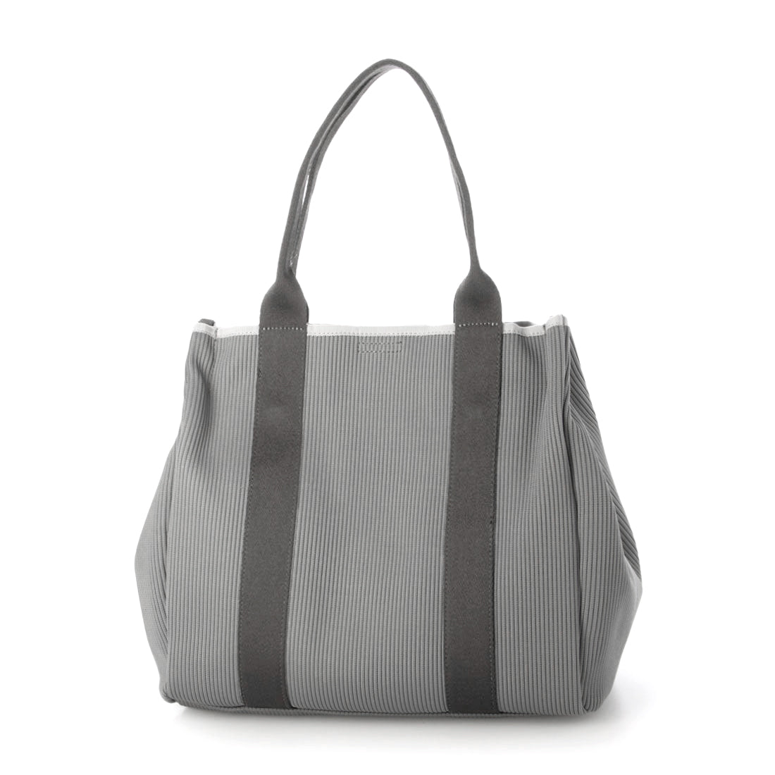 カシュカシュ cache cache ジャガードニットスクエアビッグトート (GY) GY