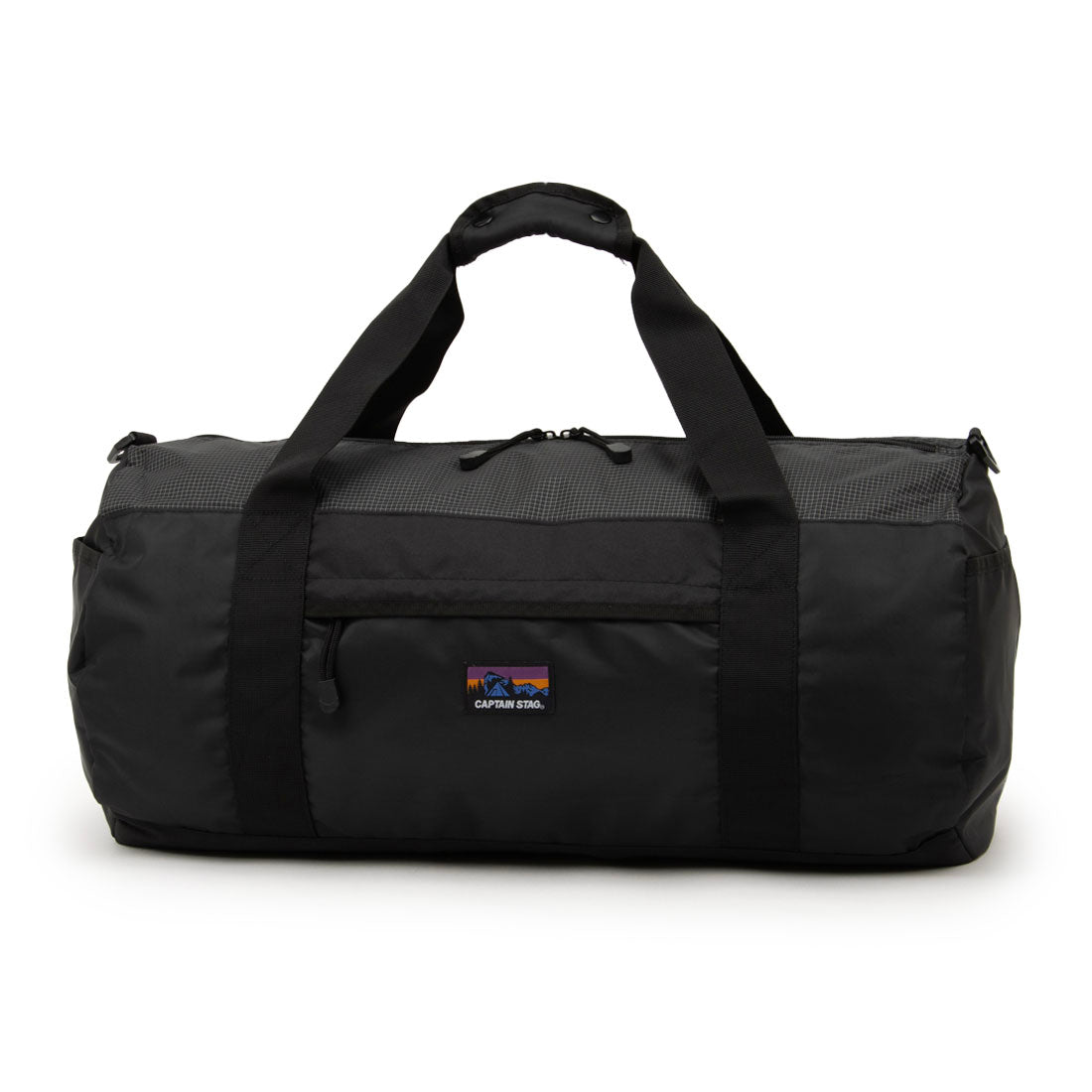 キャプテンスタッグ CAPTAIN STAG ヒストリック ロールボストンバッグ (01.ブラック) 01.ブラック