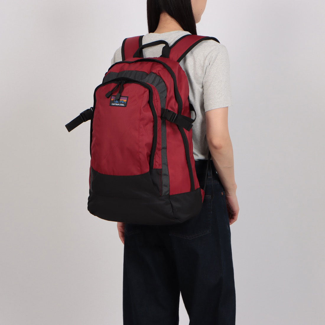 キャプテンスタッグ CAPTAIN STAG ヒストリック リュックサック (20.ネイビー) 20.ネイビー