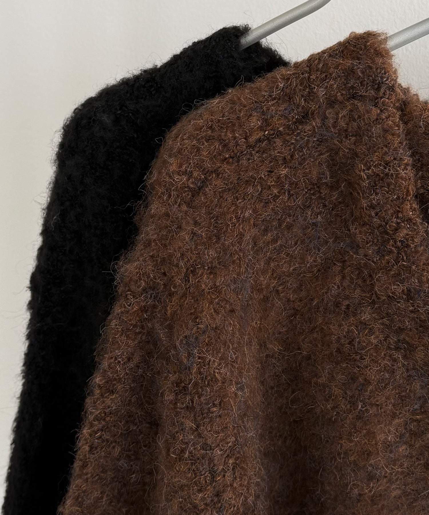 カラウティア callautia callautia 前後2wayリボンシャギーニット (ブラウン) ブラウン