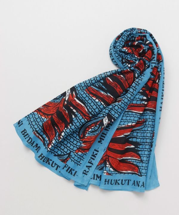 チャイハネ チャイハネ 【UVカット加工】ラフィキパレオストール (ベージュ) ベージュ