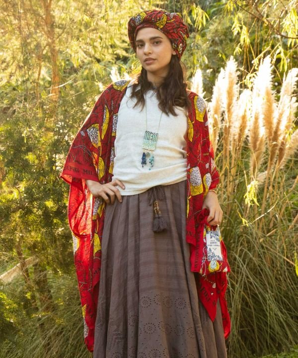 チャイハネ チャイハネ 【UVカット加工】ラフィキパレオストール (ベージュ) ベージュ