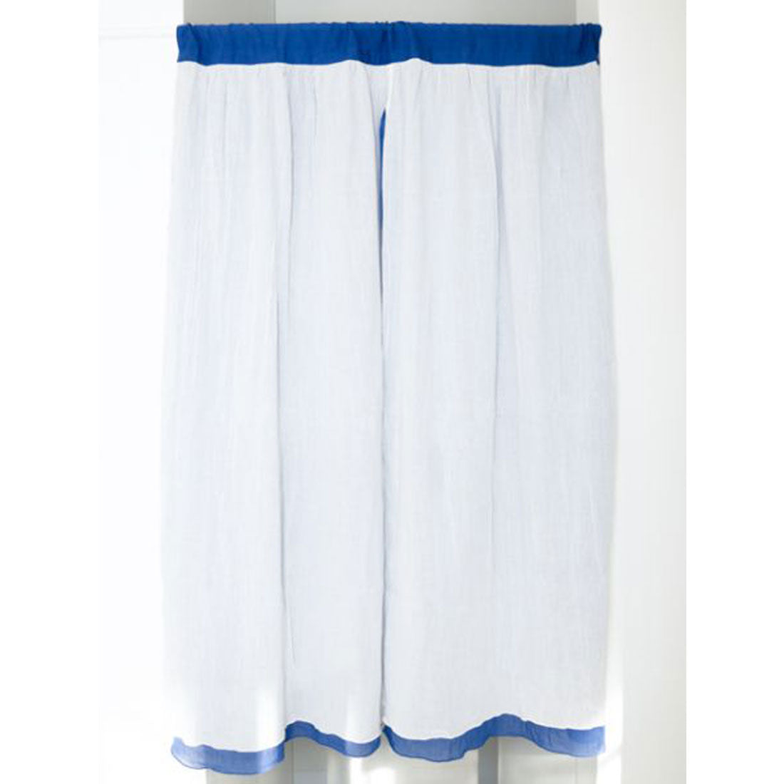 【チャイハネ】ガーゼのれん ブルー,ブルー